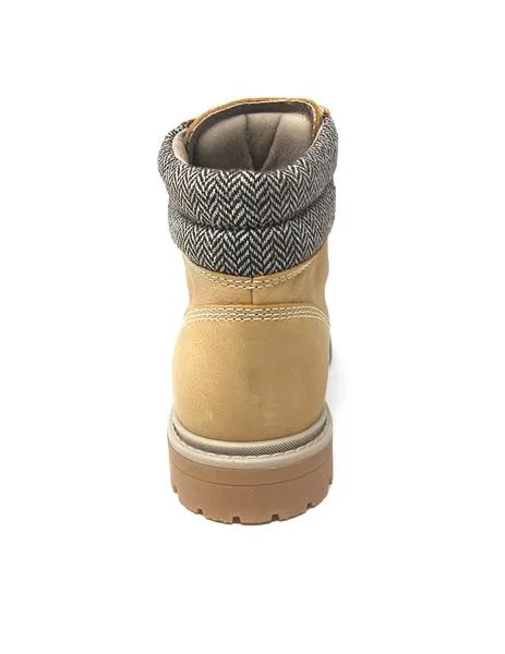 botin amarillo cordon