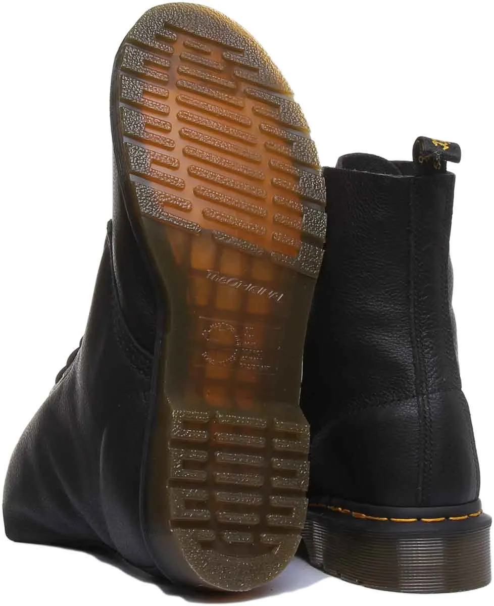Botines de cuero para mujer Dr. Martens 1460 Pascal Savanah Virgina 8 Eye Clas en color canela