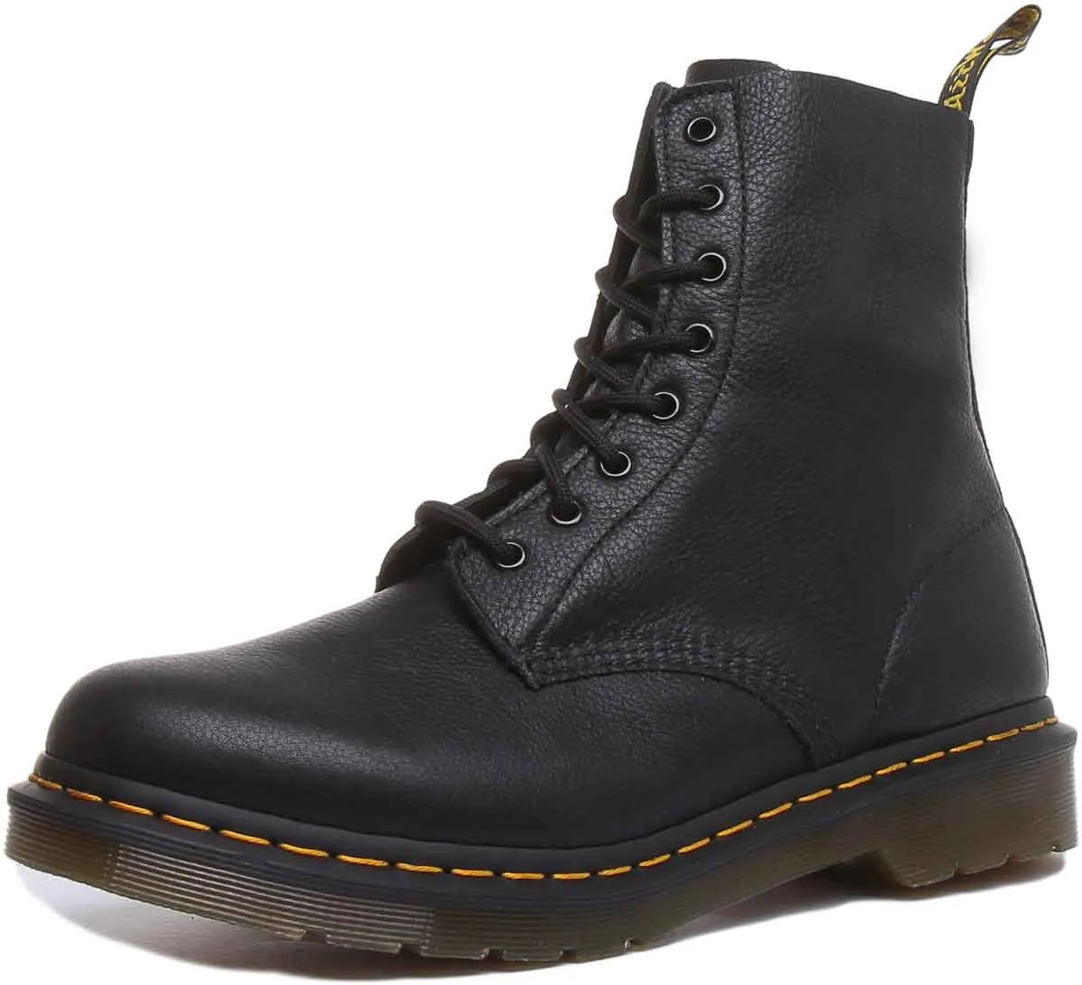 Botines de cuero para mujer Dr. Martens 1460 Pascal Savanah Virgina 8 Eye Clas en color canela