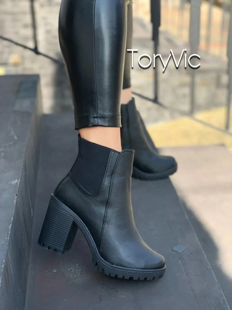 Botines de mujer – Manhattan negro (ULTIMAS TALLAS)