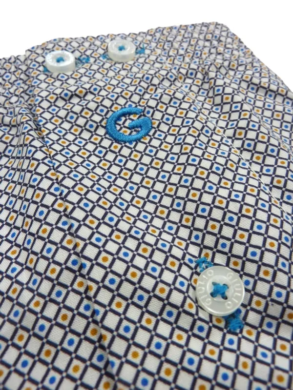 Boxer Giulio de Tela azul marino mod. Mervil