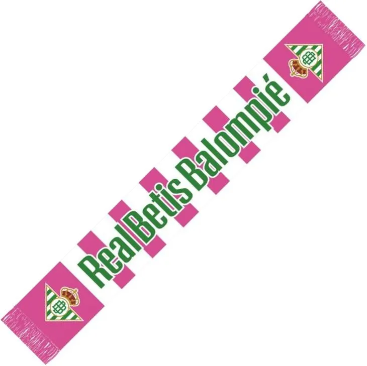 Bufanda Alta Definición Rayas Verticales Rosa/Blanca