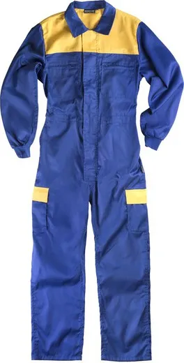 Buzo Canesú combinado Azulina Amarillo