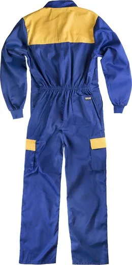Buzo Canesú combinado Azulina Amarillo