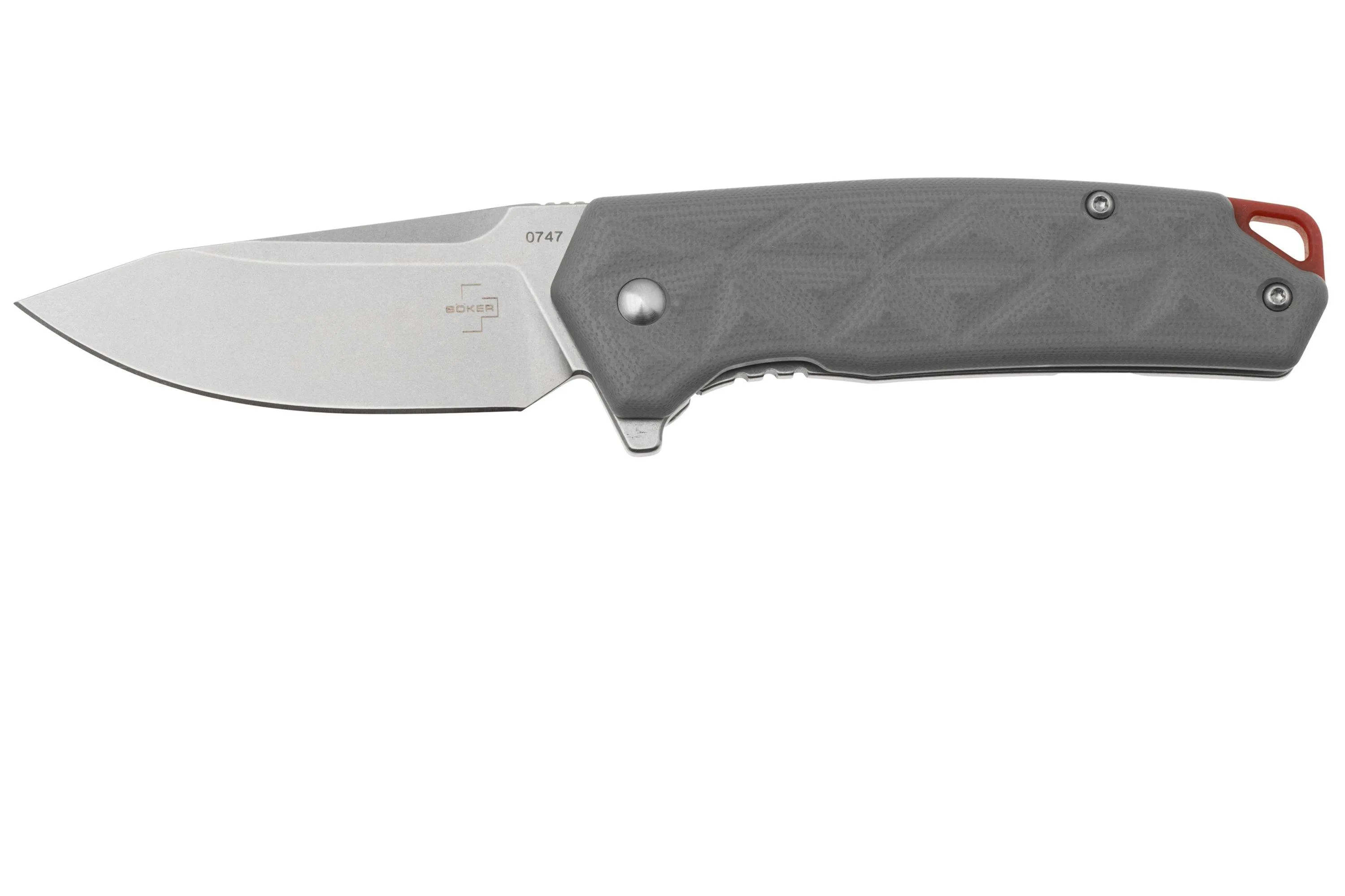 Böker Plus Gemtek 01BO553, D2, Grey G10, navaja, diseño Alessandra de Santis