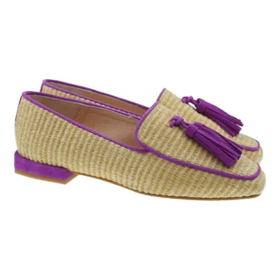 C WOMENMOCASíN RAFIA BORLAS CARRILé WOMAN S3822