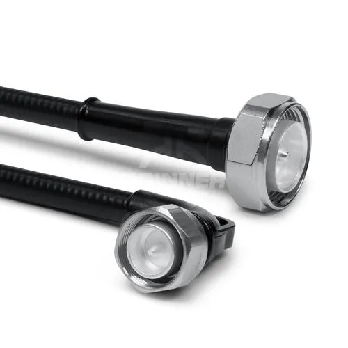 CABLE COAXIAL CONFECCIONADO DE MEDIDA SF 3/8"50PE 716 MACHO 4.310 MACHO &AACUTE;NGULO PARA ATORNILLAR 2 M M&OACUTE;