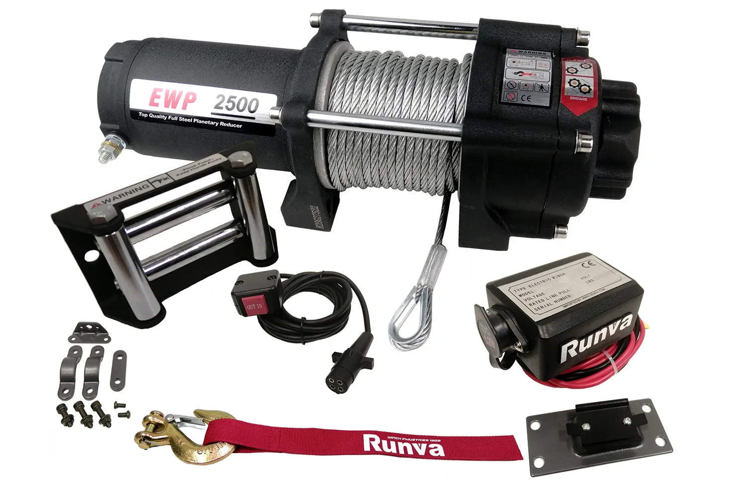 Cabrestante eléctrico Runva EWP2500A 12V
