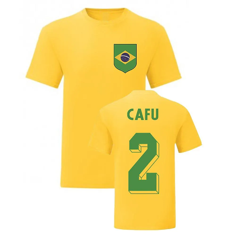 Cafu Brasil National Hero Tee\'s (Amarillo)