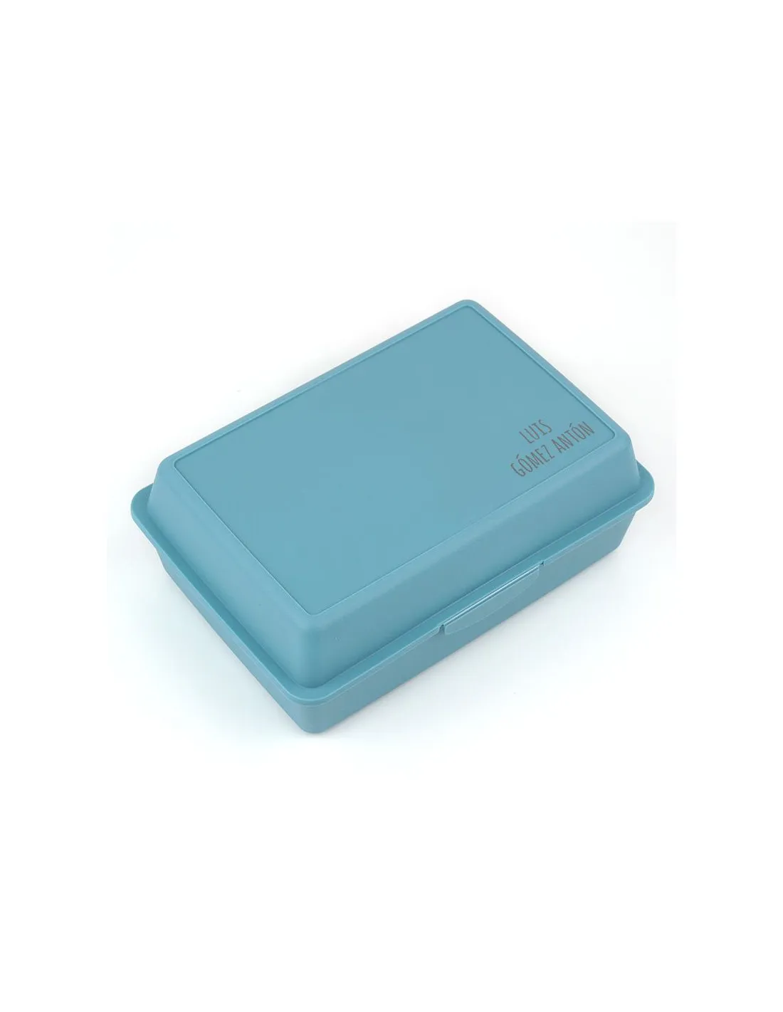 Cajita Porta Alimentos Azul personalizada Mi Pipo