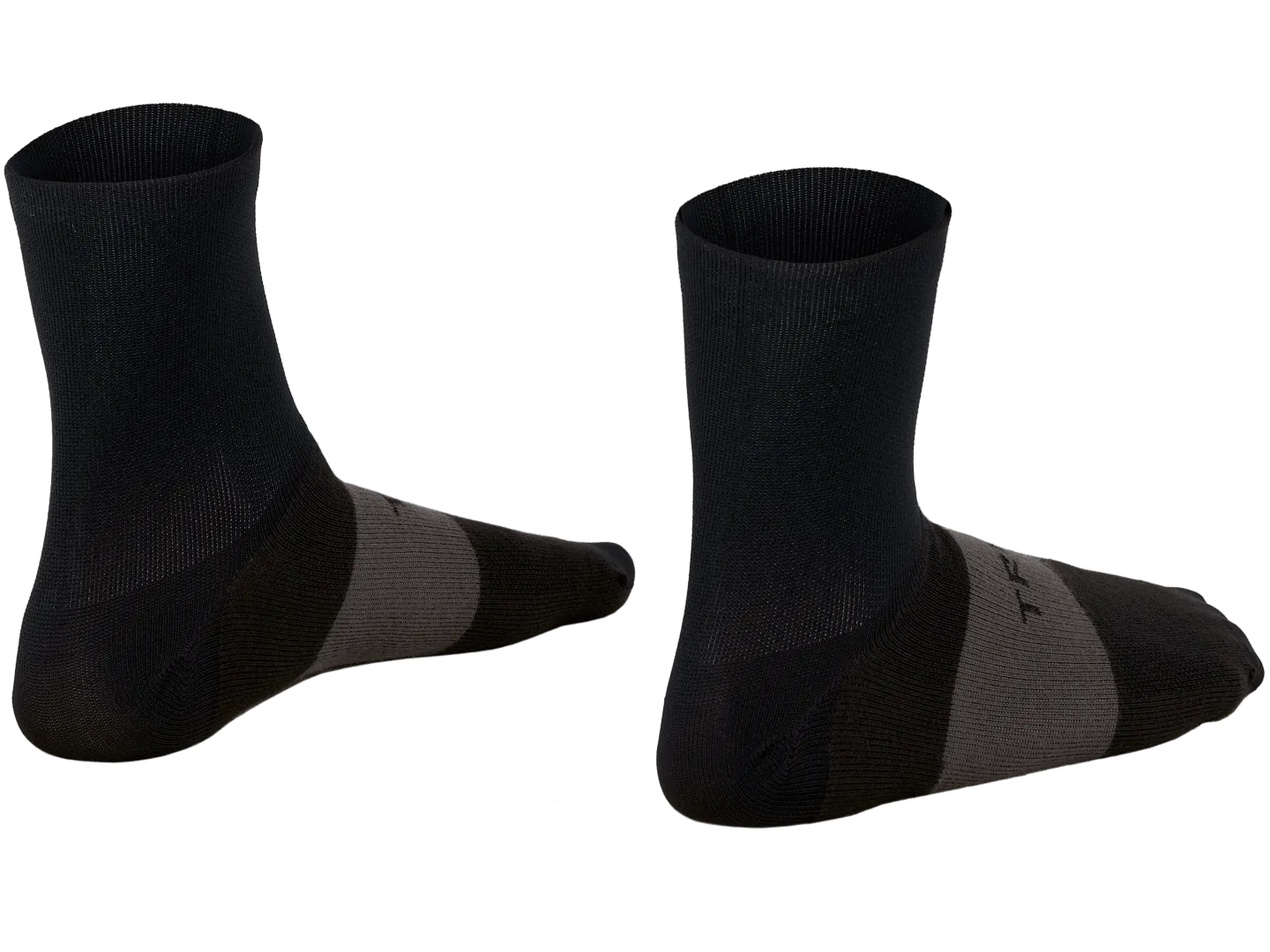 Calcetines Ciclismo Unisex Trek Race Quarter Negro