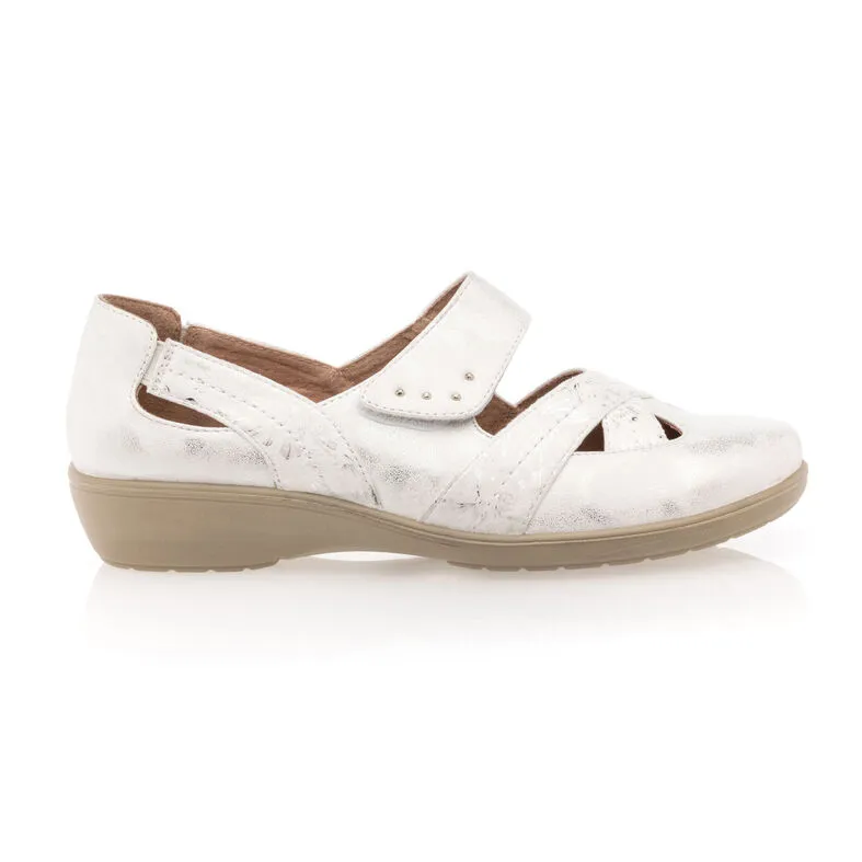 Calzado confortable mujer blanco