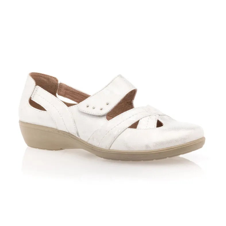 Calzado confortable mujer blanco