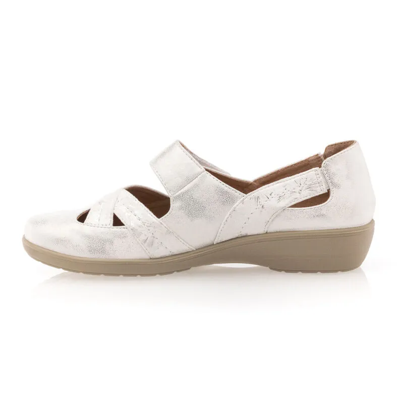 Calzado confortable mujer blanco