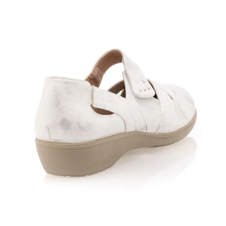 Calzado confortable mujer blanco