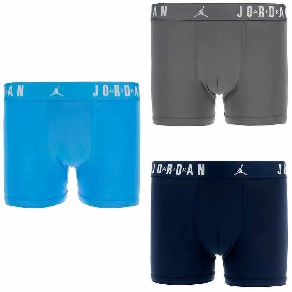 Calzoncillo Jordan Flight Core Black Blue Grey 3Pk