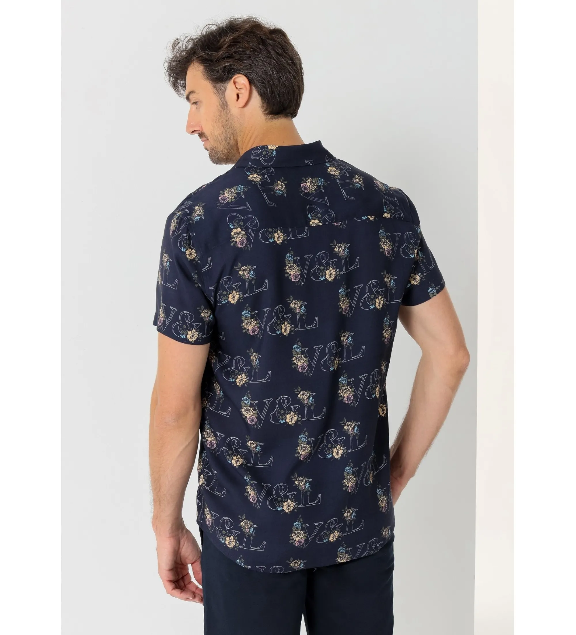Camisa de manga corta estampado floral