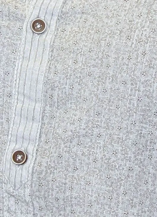 CAMISA DE MANGA LARGA 3617 ESTAMPADO GRIS