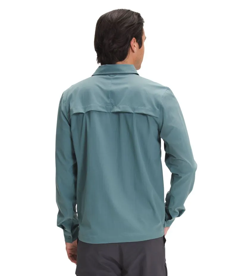 Camisa First Trail Upf L/S Shirt Azul Hombre The North Face