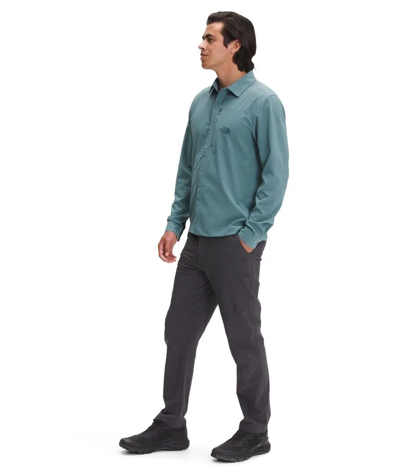 Camisa First Trail Upf L/S Shirt Azul Hombre The North Face