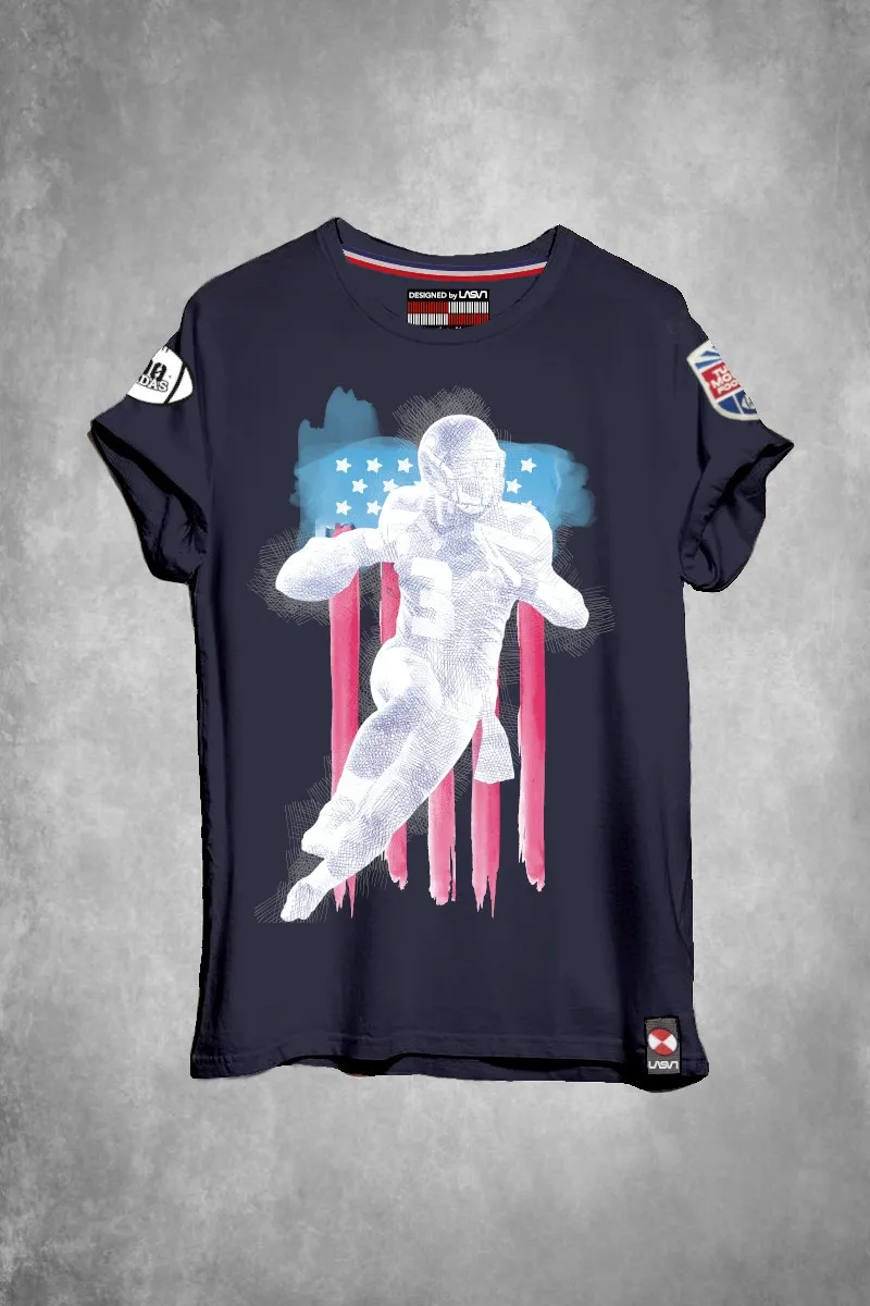 CAMISETA 100 YARDAS D3 AZUL MARINO