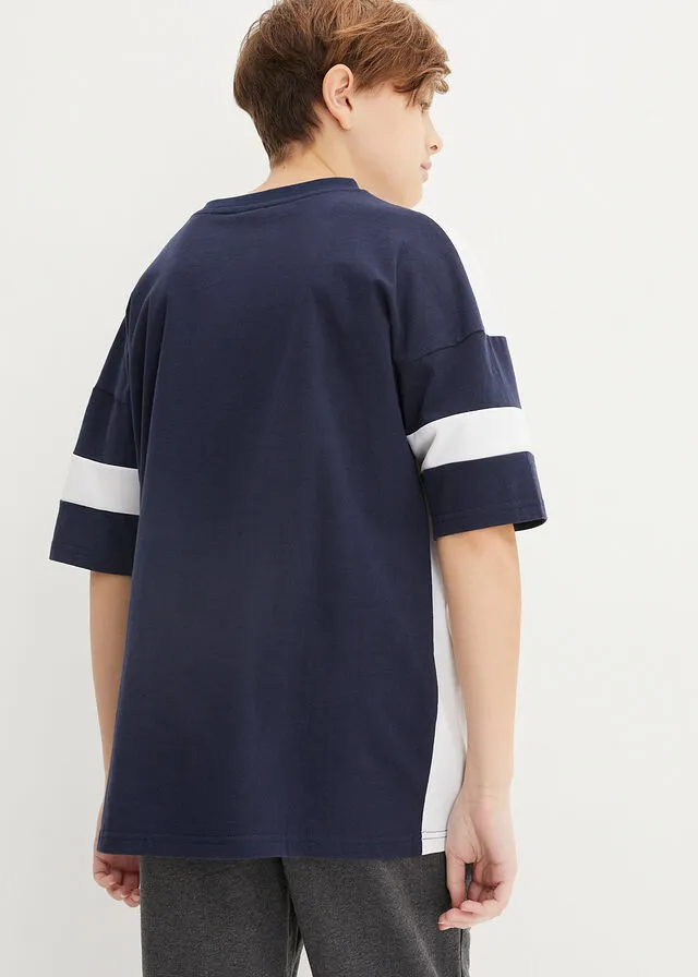 CAMISETA AZUL MARINOBLANCO