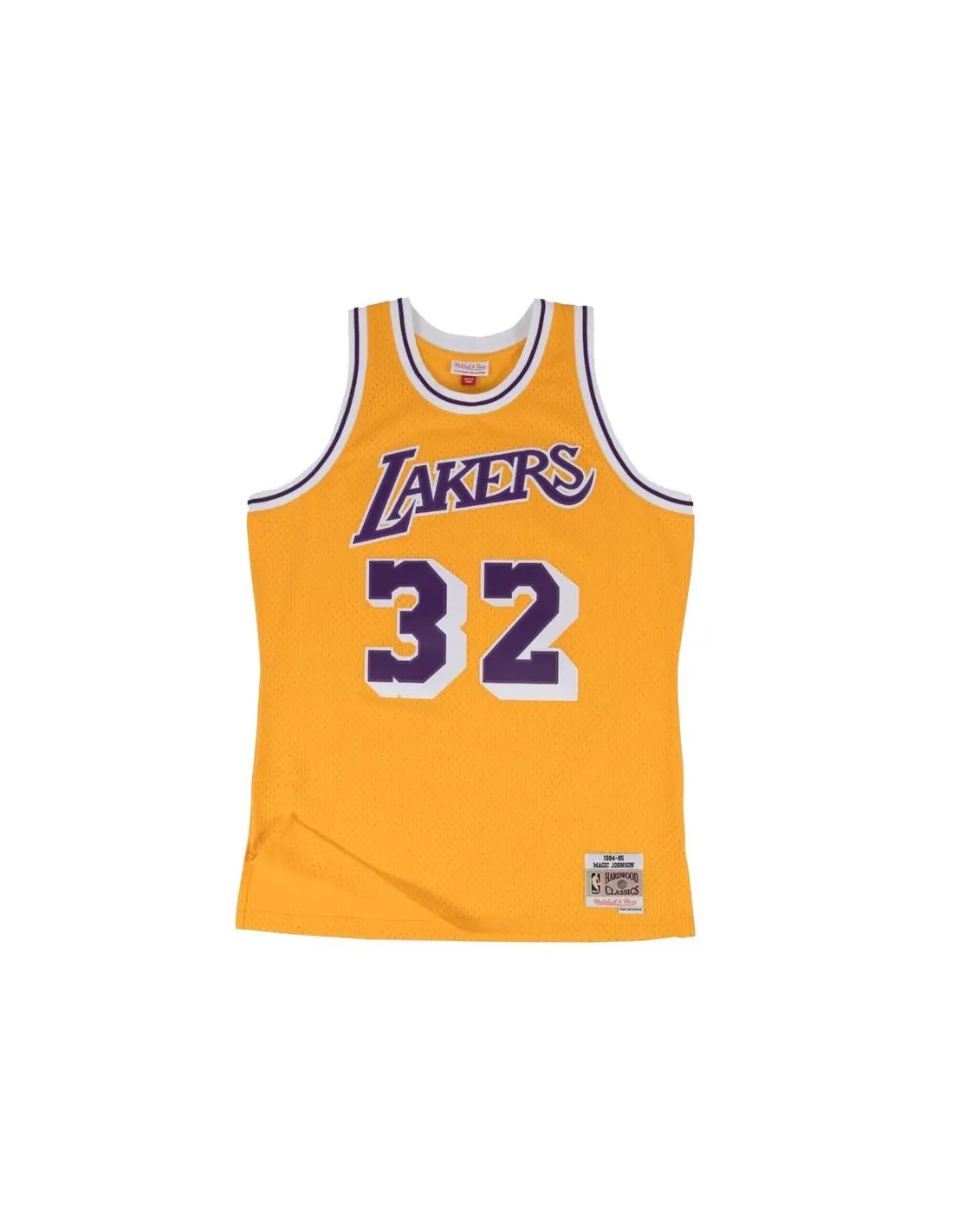 Camiseta de Baloncesto Mitchell & Ness La Lakers Magic Jhonson Amarillo Hombre