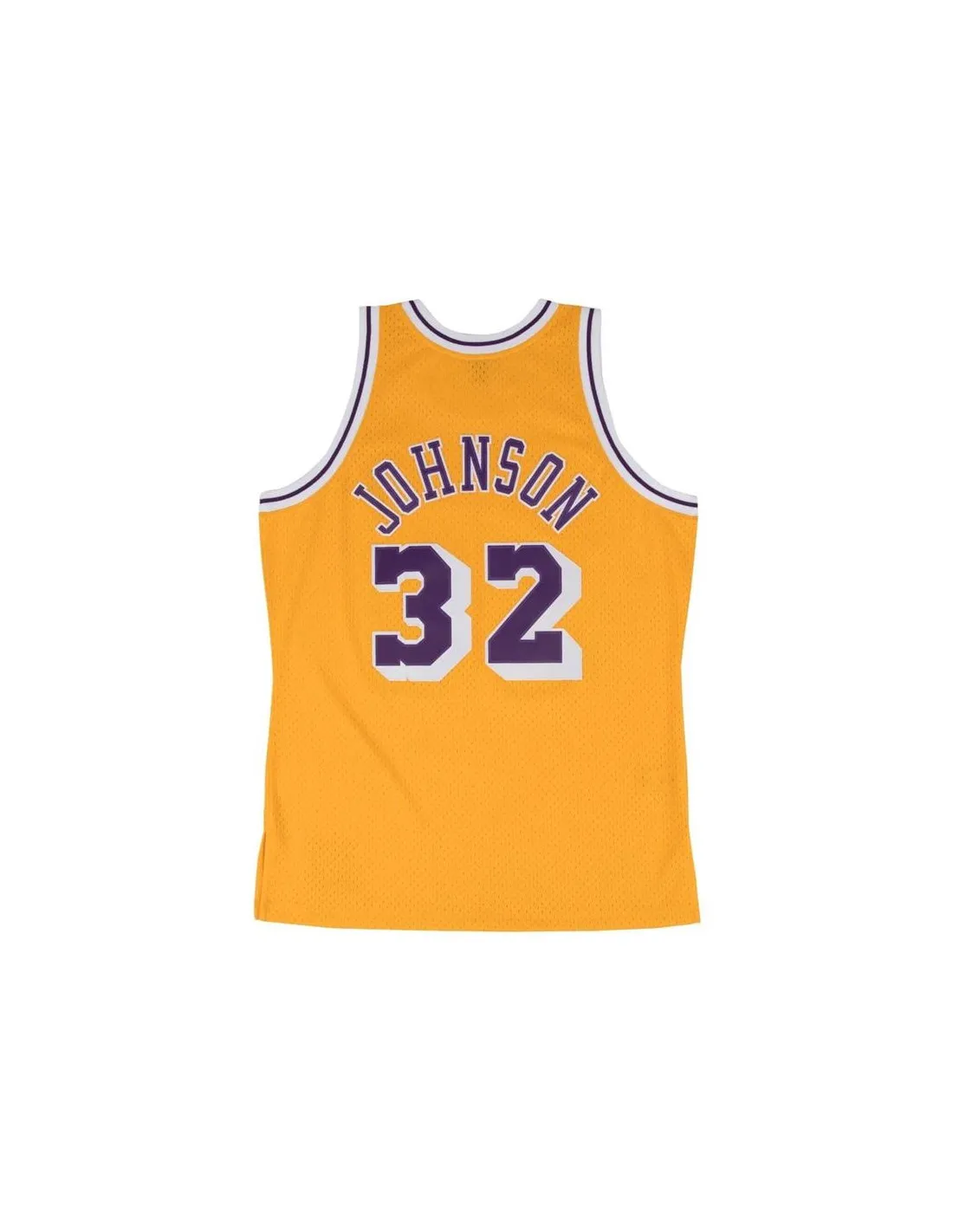 Camiseta de Baloncesto Mitchell & Ness La Lakers Magic Jhonson Amarillo Hombre
