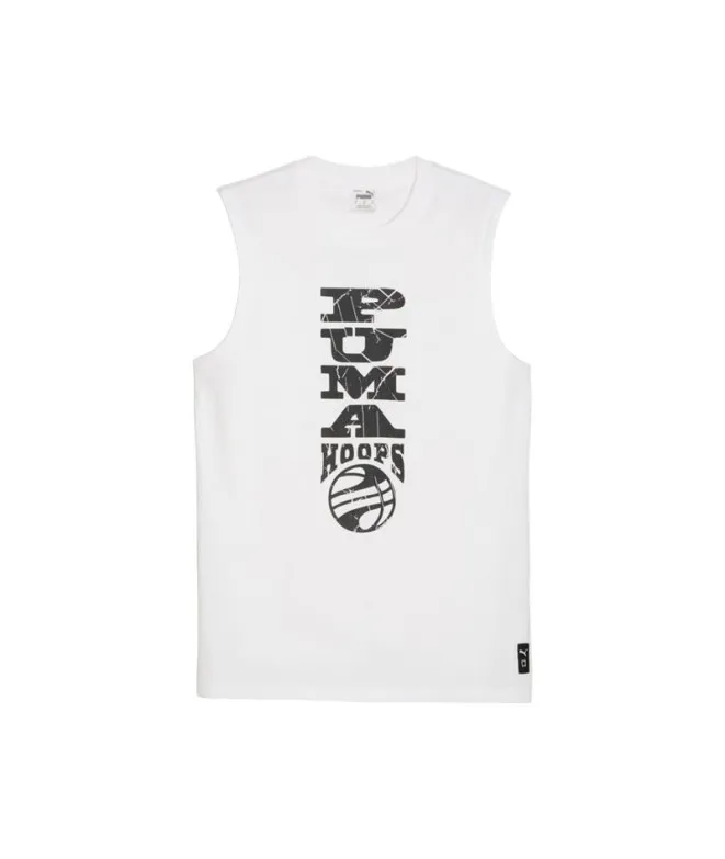 Camiseta de Baloncesto Puma The Hooper Blanco Hombre