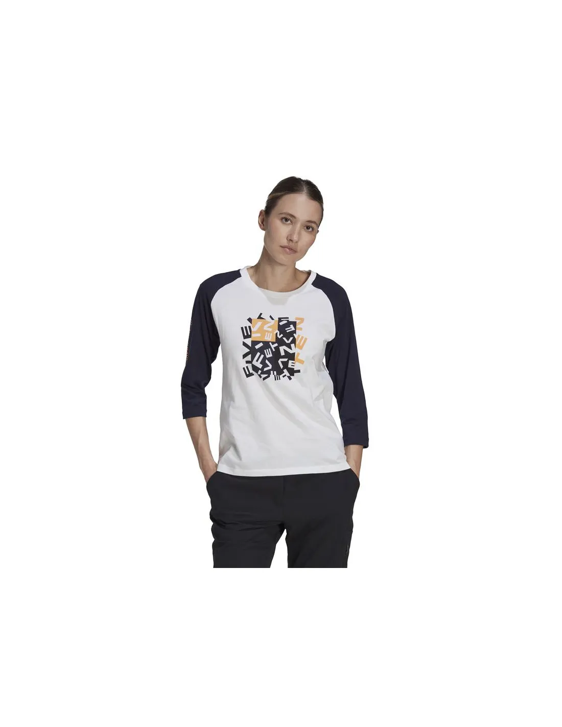 Camiseta de Montaña adidas 5.10 Gfx Ls Mujer