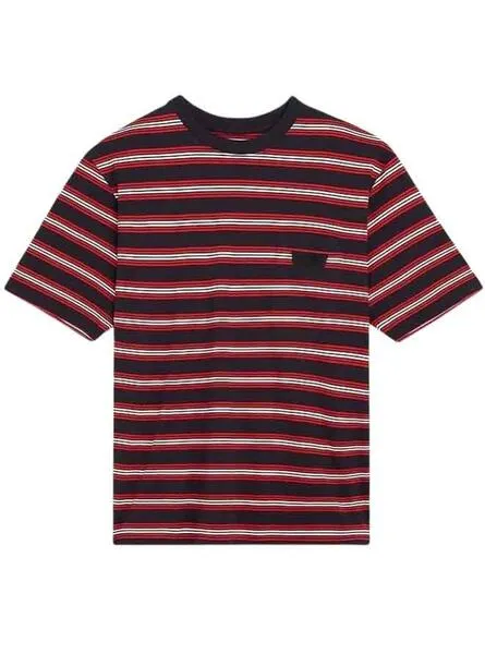 Camiseta Levis Rayas Rojo y Azul para Hombre 