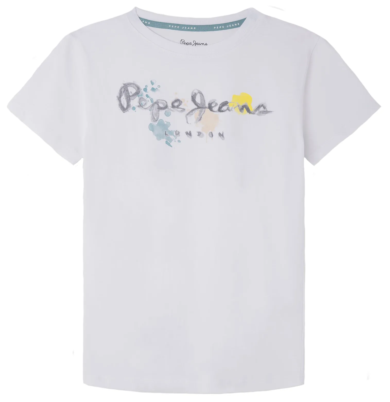 CAMISETA LOGO EFECTO ACUARELA NIÑO PEPE JEANS