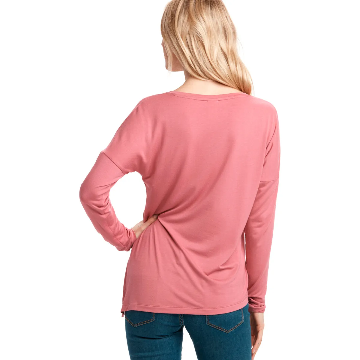 Camiseta Mujer Agda Long Sleeves Lole Rosa