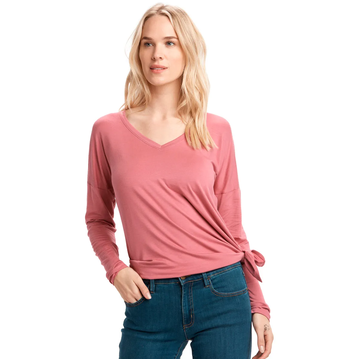 Camiseta Mujer Agda Long Sleeves Lole Rosa