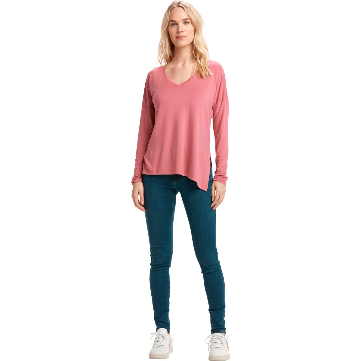 Camiseta Mujer Agda Long Sleeves Lole Rosa