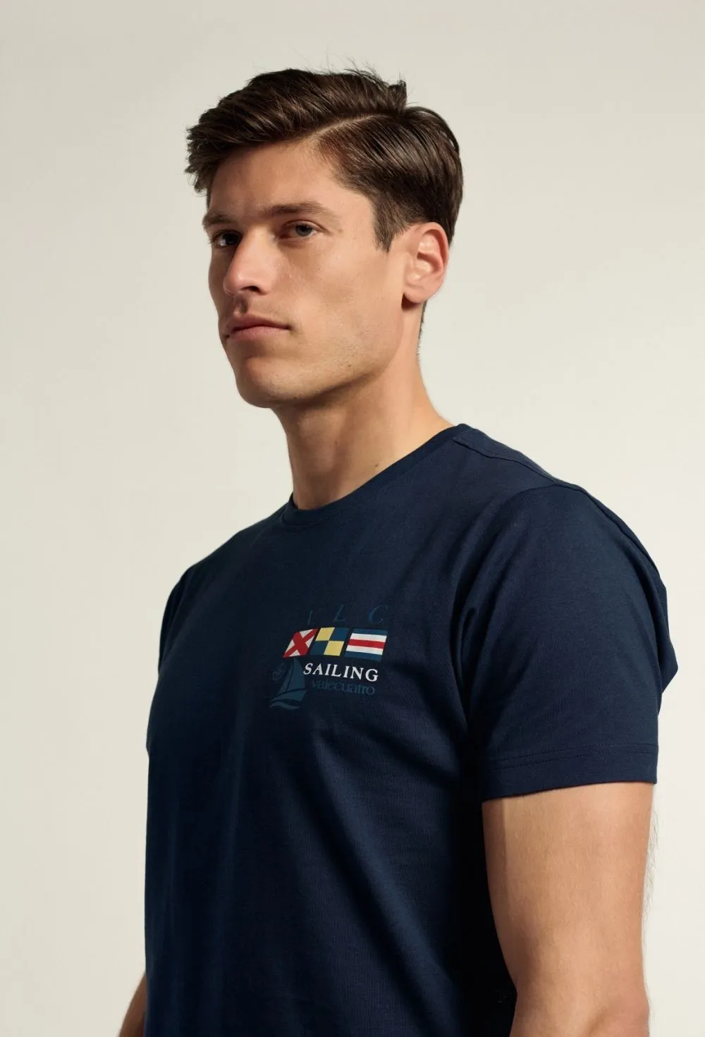 Camiseta Nautic azul marino