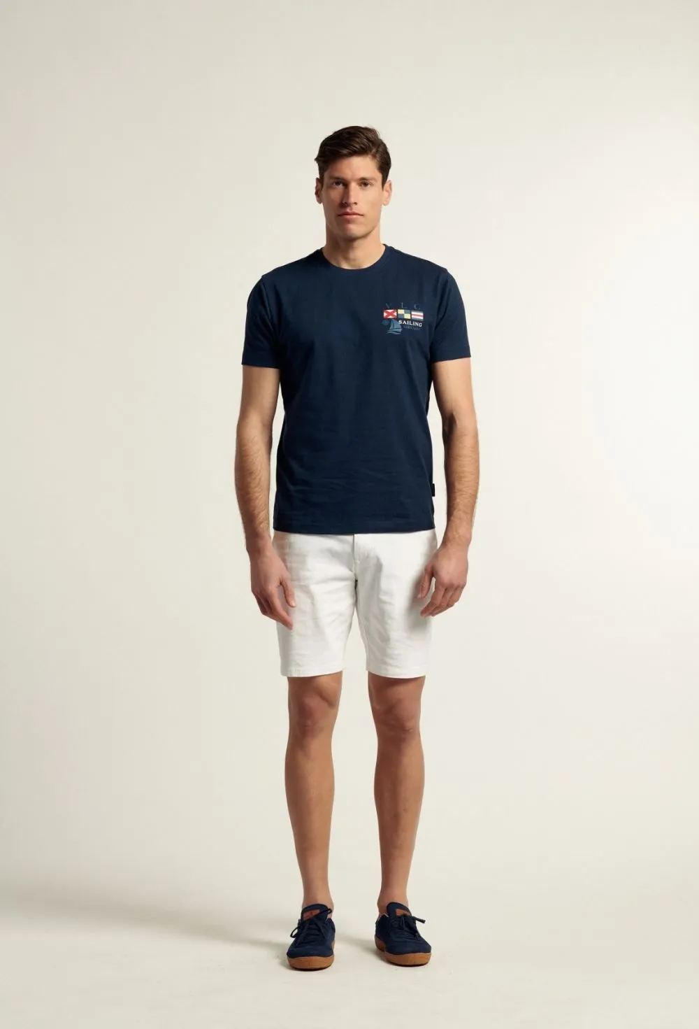 Camiseta Nautic azul marino
