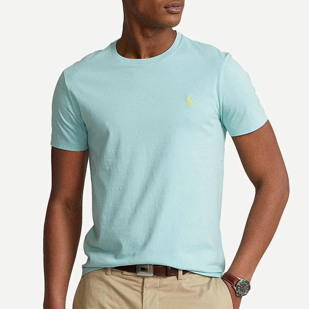 Camiseta Polo Celeste marino
