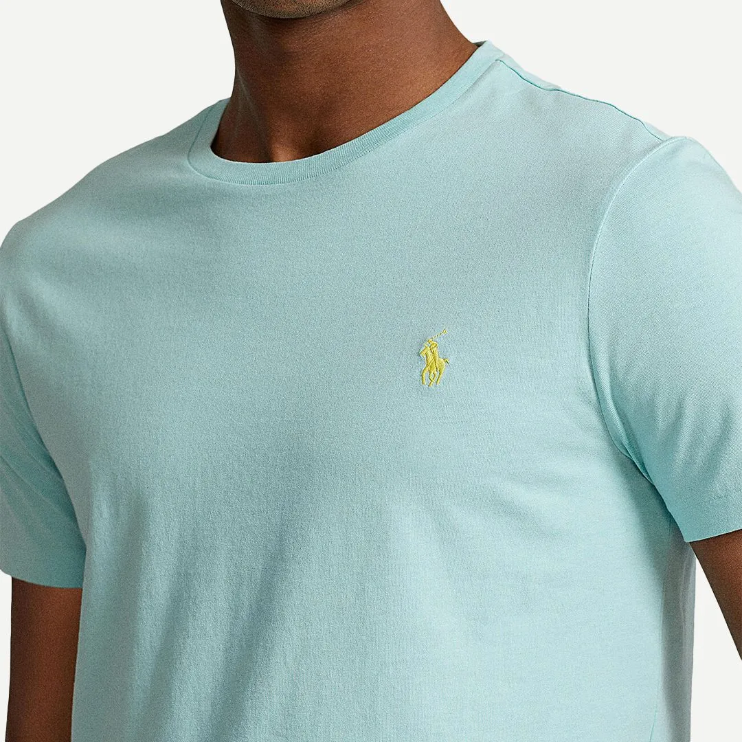 Camiseta Polo Celeste marino