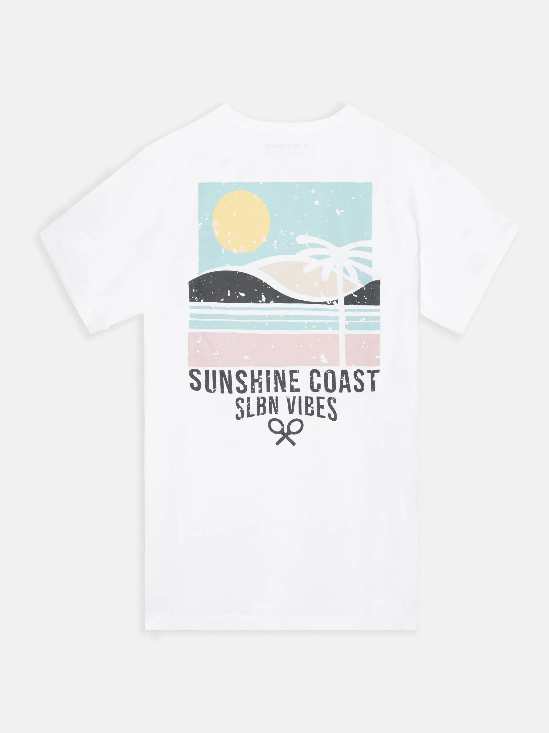 Camiseta sunshine coast blanca