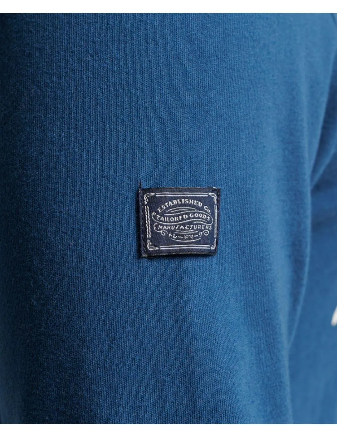 CAMISETA SUPERDRY NARRATIVE AZUL PARA HOMBREA