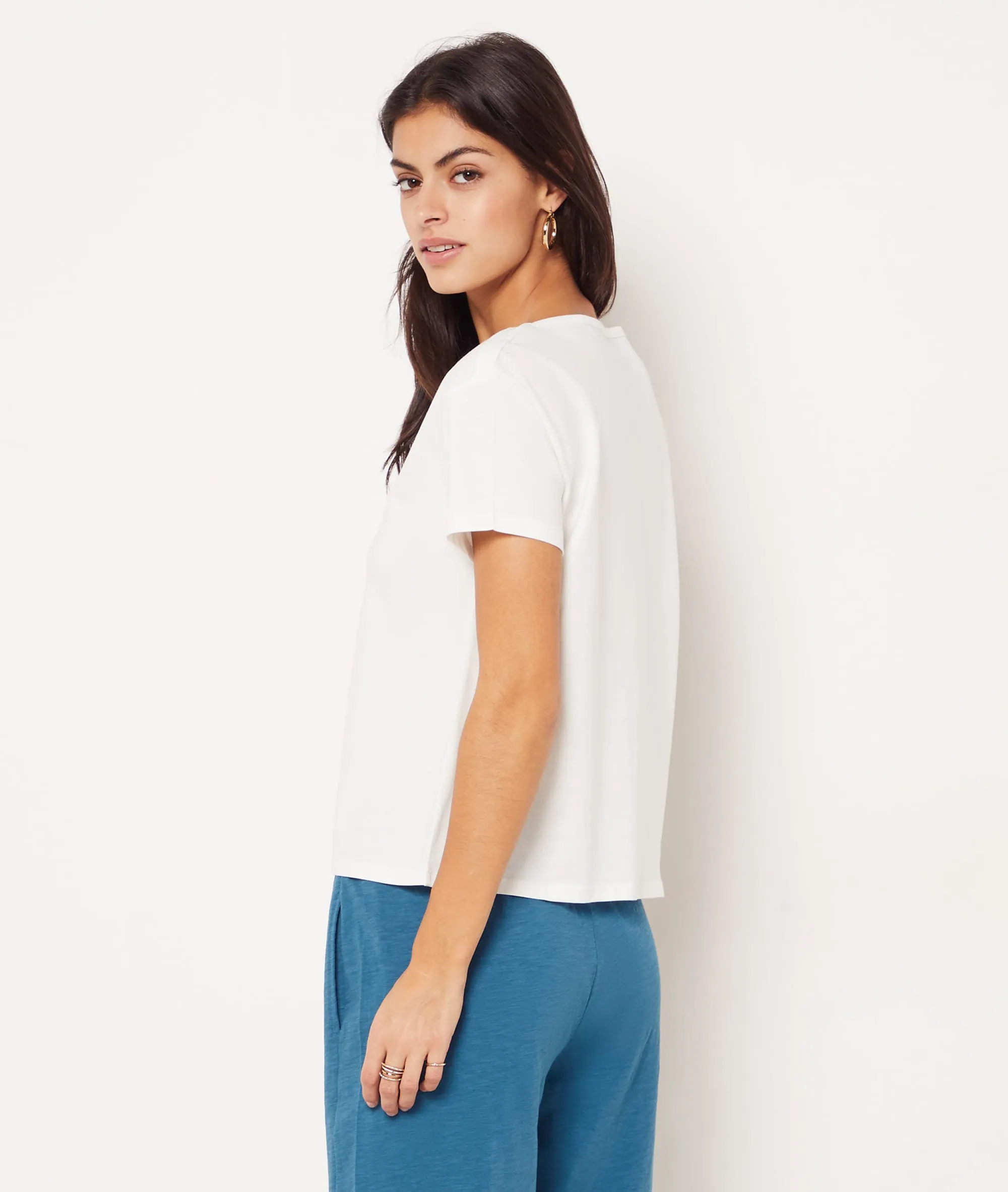 CAMISETA 'HOLIMOOD PARTY' OCTAVYA BLANC  ETAM