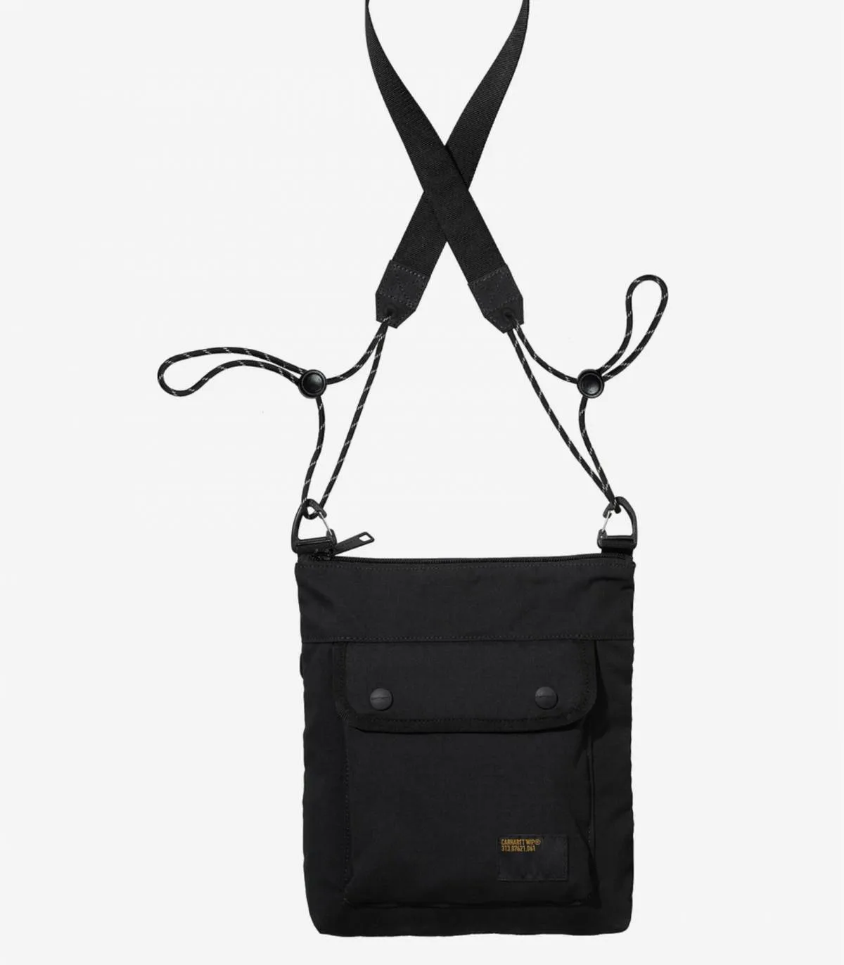 CARHARTT WIP  BOLSO UNISEX NEGRO  HASTE STRAP BAG