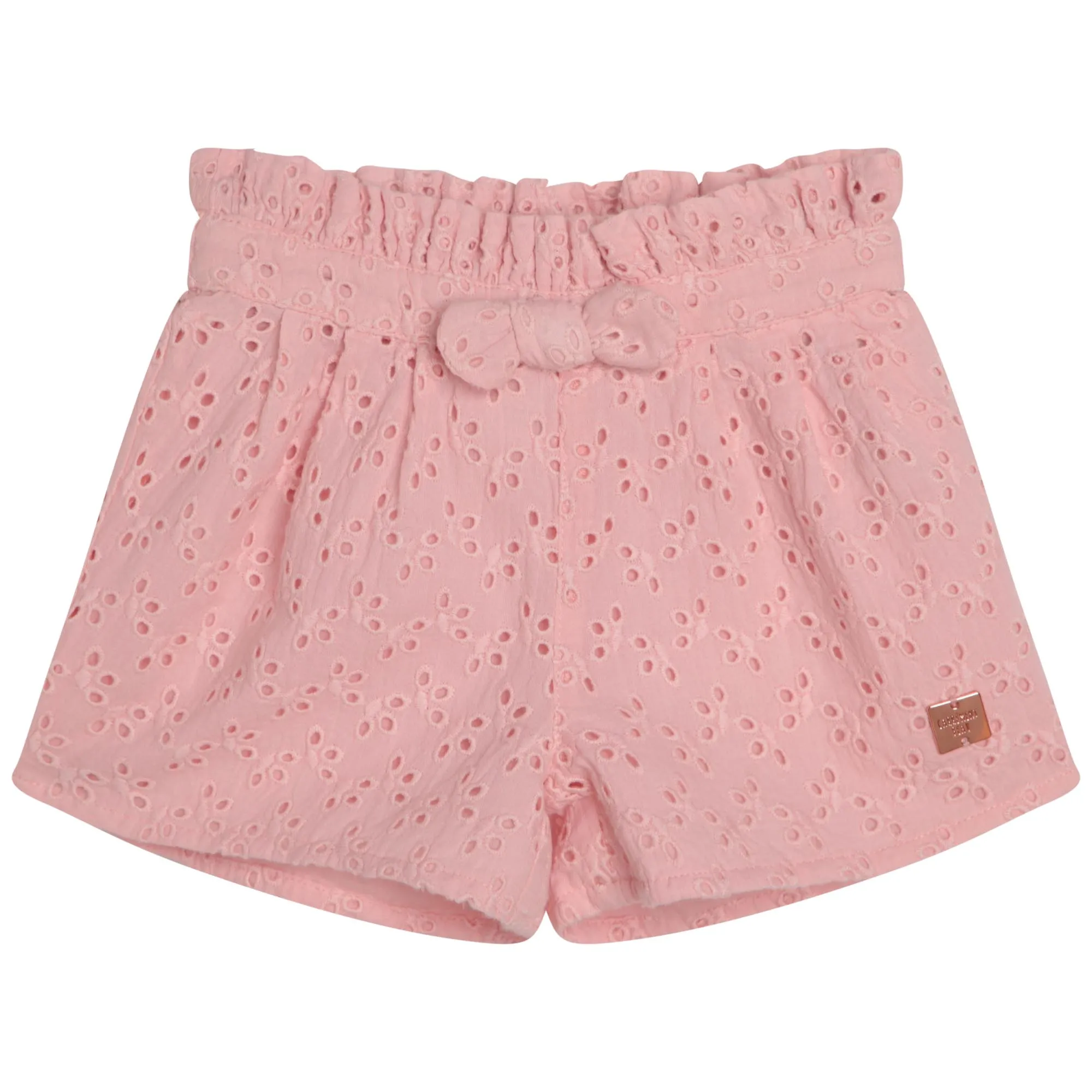 CARREMENT BEAU Pantalón corto bordado inglés