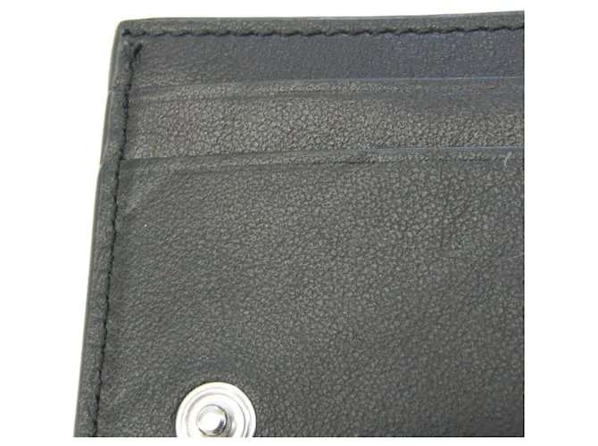 Cartera de cuero Intrecciato de Bottega Veneta Negro 