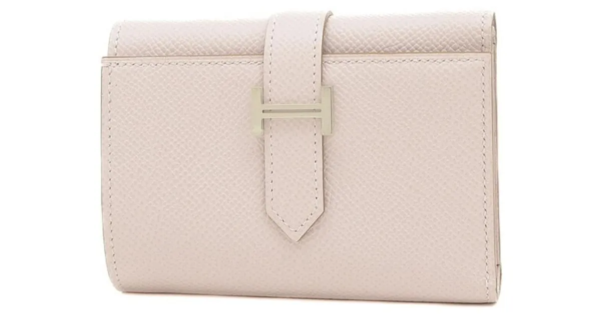 CARTERA TRIFOLD COMBINACIóN BEARN DE HERMèS ROSA 