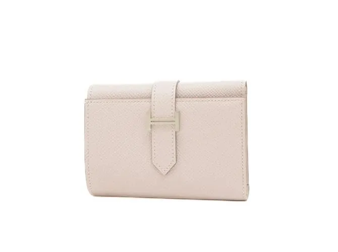CARTERA TRIFOLD COMBINACIóN BEARN DE HERMèS ROSA 