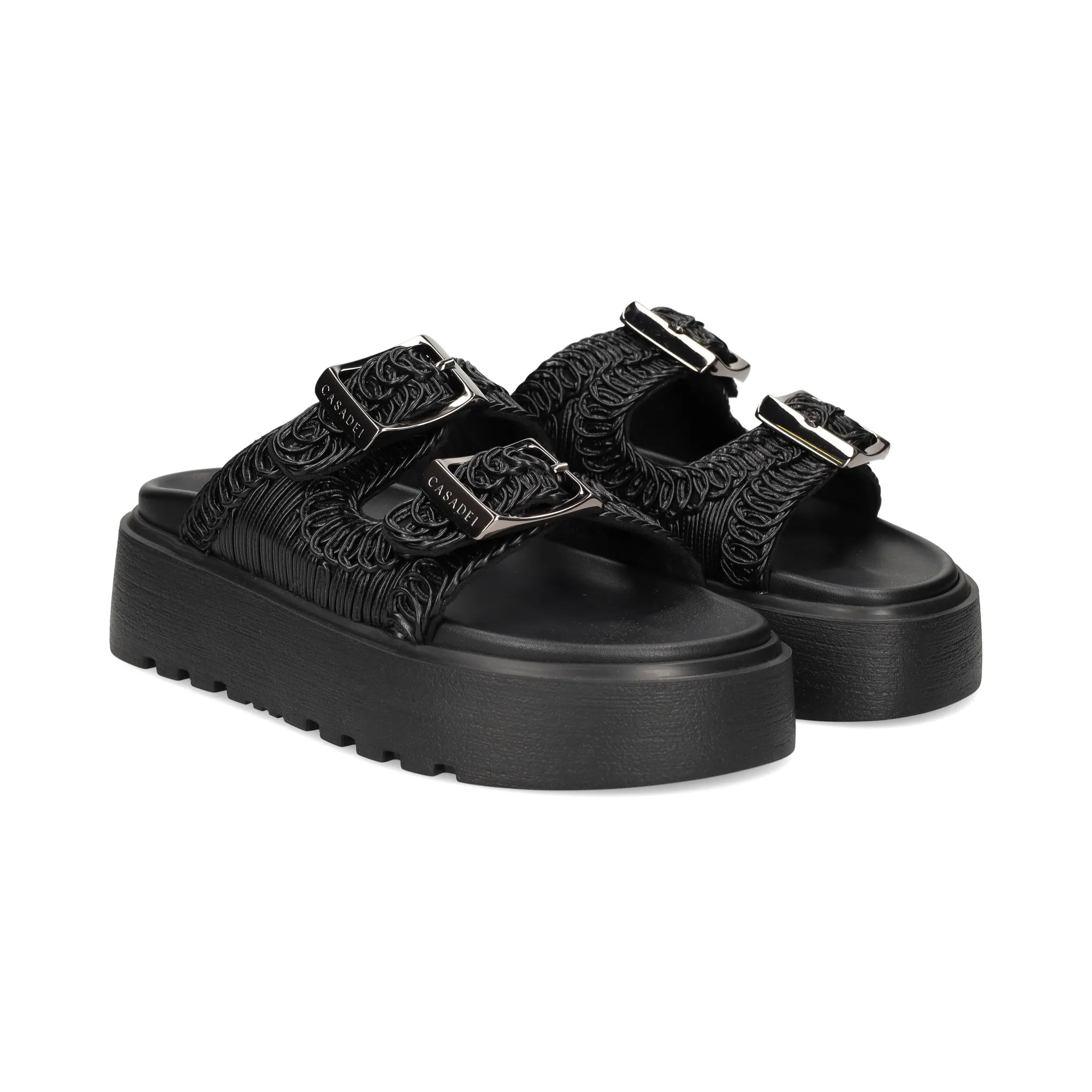 CASADEI Sandalias con plataforma de Mujer 9000 NEGRO