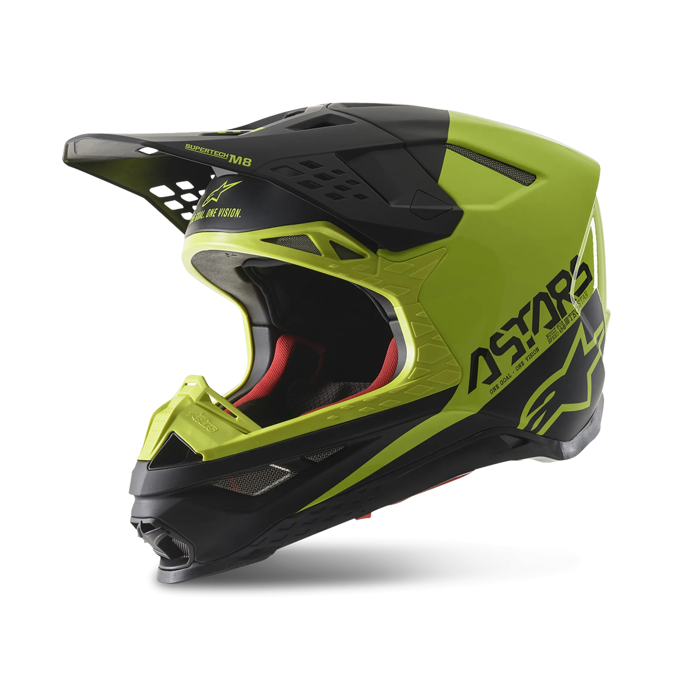 CASCO DE CROSS ALPINESTARS SUPERTECH M8 MIPS® ECHO NEGROAMARILLO