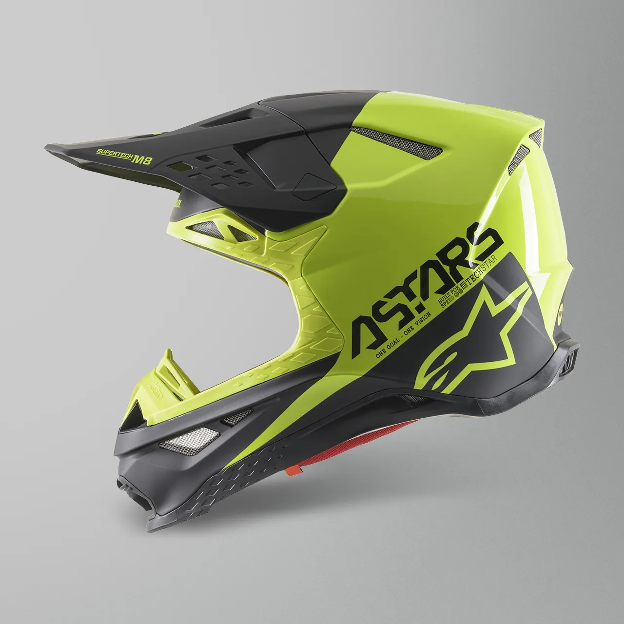 CASCO DE CROSS ALPINESTARS SUPERTECH M8 MIPS® ECHO NEGROAMARILLO